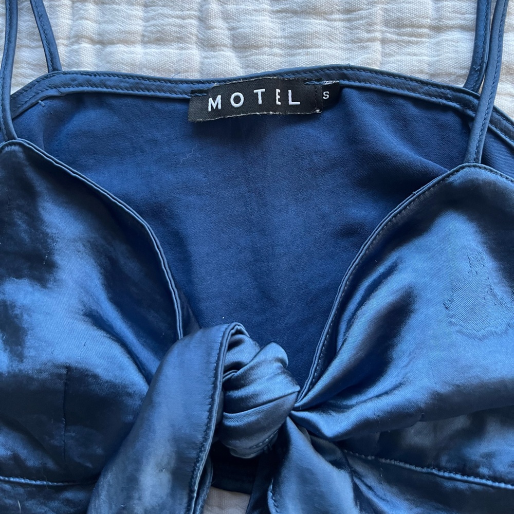 Blue tank top